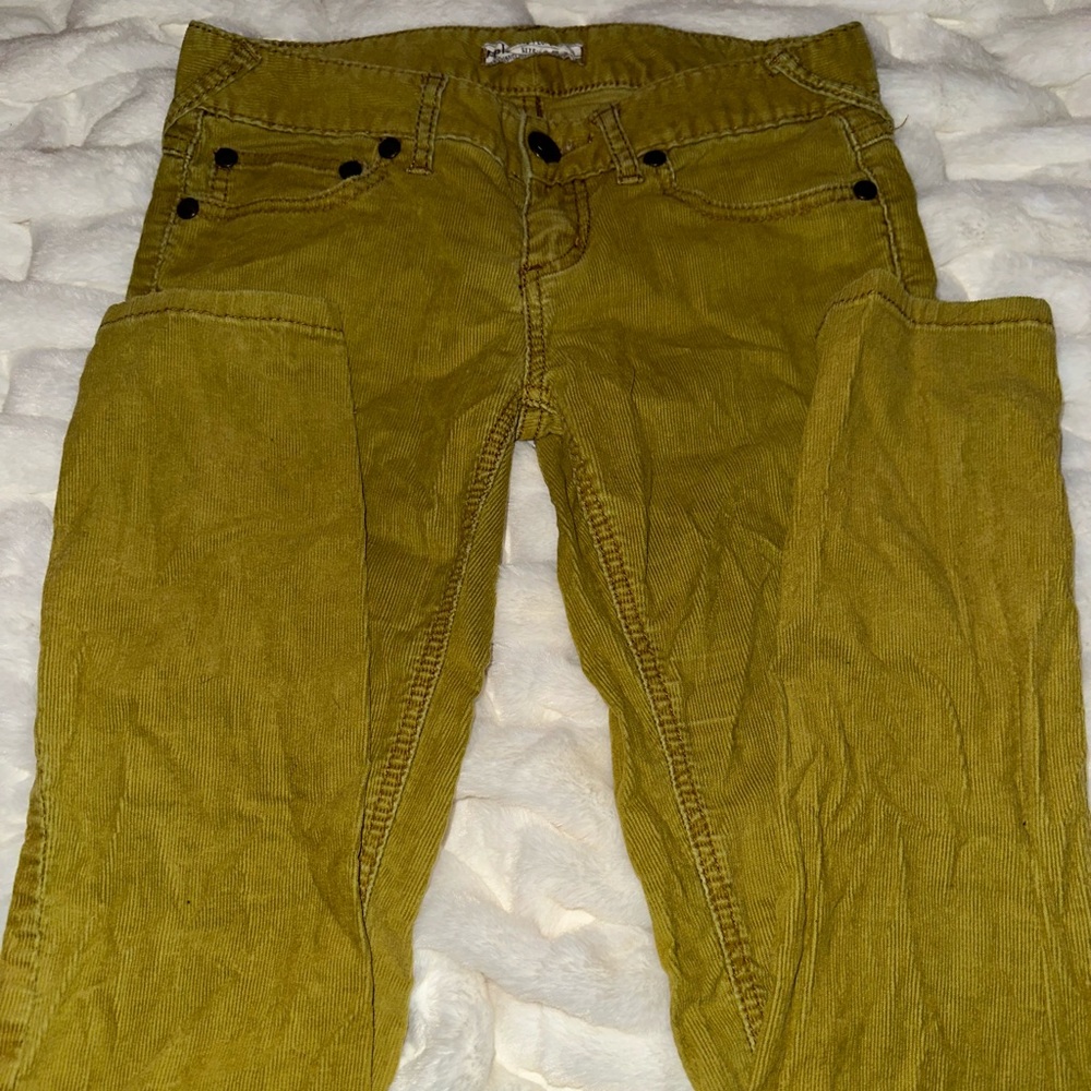 Free People skinny corduroy pants size 26